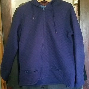 Navy Sport Savvy quilted jacket